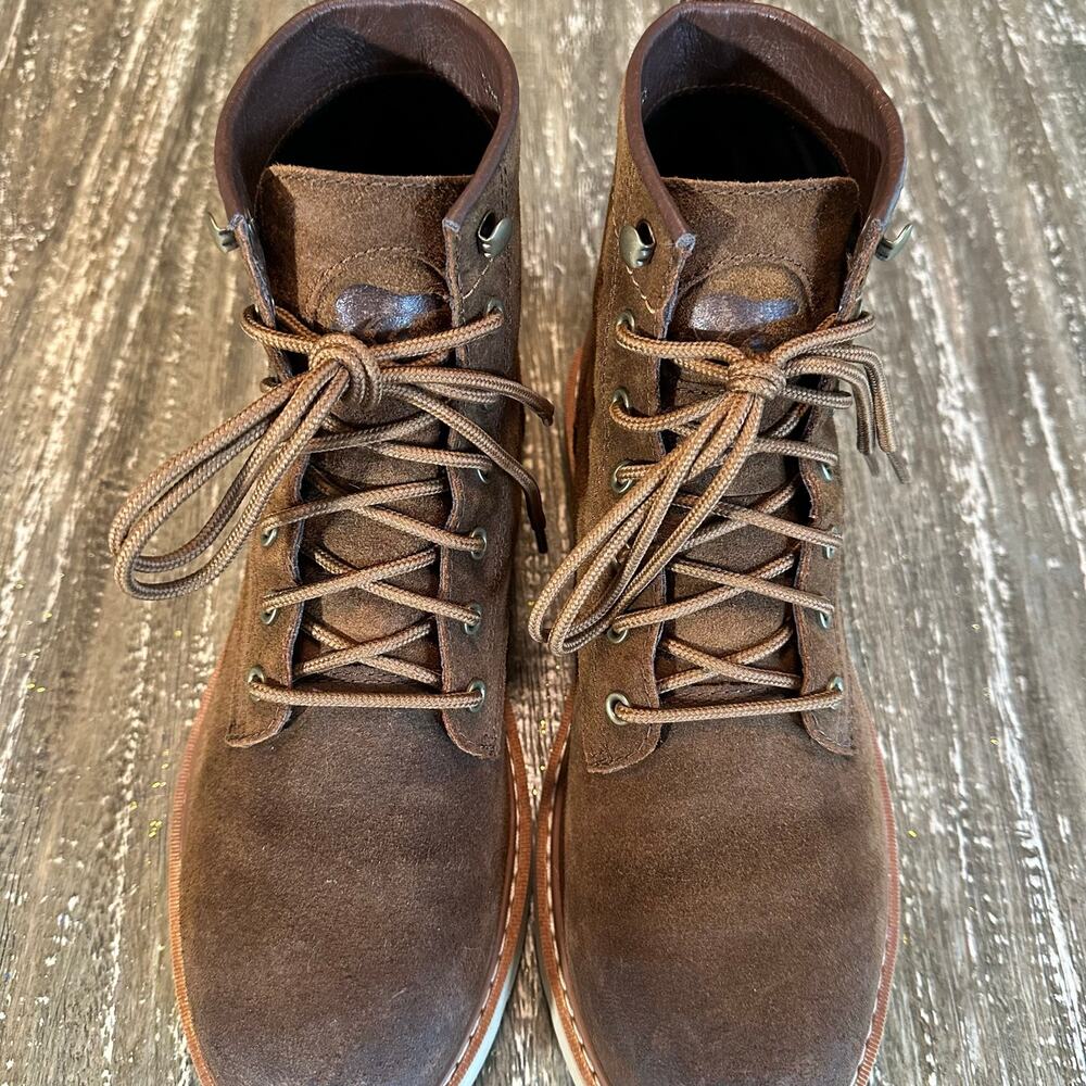 Sorel Slabtown 62’ Waterproof Rough Suede Leather Boots Brown Men’s Size 9.5 - Picture 7 of 15